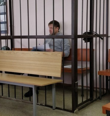 Валентин Соколов на суде 12 января 2018 года